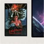 Metal A Nightmare on Elm Street Movie Tin Sign Aluminium Art Room 28x19cm D1