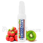 Swiss Navy Fraise & Kiwi Lubrifiant Premium à Base D'Eau Parfumé Comestible