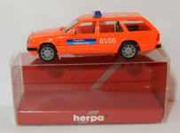 Herpa HO 1/87 MB Mercedes Benz 300 TE Firefighters Airport Frankfurt #043595 Box