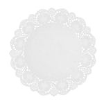 Lot de 20 Napperons "Lily Cook" 26cm Blanc