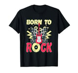 Born To Rock Lets Rock Vintage Rock n Roll Rock Concert T-Shirt