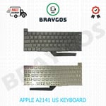 For Apple Macbook Pro Touch 16" A2141 Late 2019 US Layout Laptop Keyboard Black