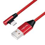 LOGILINK CU0146 CABLE USB 1 M 2.0 USB A USB C ROJO