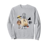 Extravagant design: Artful collage - Vintage Sun King Sweatshirt