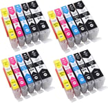 20 Cartouche d'encre Compatible pour Canon 570 XL 571 XL pour Canon PIXMA TS5050 TS6050 MG5750 TS5055 MG6850 TS6051 TS6052 MG5753