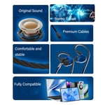 Gaming Earbuds With Microphone Lightweight Sensitive 3.5mm Wired Detachable Kit