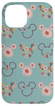 Coque pour iPhone 14 Disney Mickey Mouse Fleurs et Daisy Print