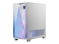 Msi Mpg Gungnir 300R Airflow - Mid Tower - Utvidet Atx (E-Atx) - Sidepanel Med Vindu (Herdet Glass) - Ingen Strømforsyning (Ps/2) - Hvit - Usb/Lyd