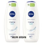 Nivea Pack de 2 Care Shower Creme Soft 500 ml crème de douche /LOT6