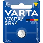 Pile SR44 / V76PX Varta Oxyde d'Argent 1,55V