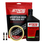 Stans No Tubes MTB Tubeless Kit - Black / Tape Width 30mm Valve Length 44mm