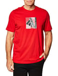 adidas T-shirt rétro Media Case pour homme, Scarle, 4XL