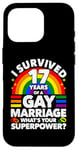 iPhone 16 Pro 17th Wedding Anniversary 17 Years Gay Marriage Husband Case