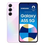 SAMSUNG Galaxy A55 5G Smartphone 256Go Lilas