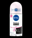 4005900035295 Nivea Black&White Invisible Clear Antyperspirant Roll-On 50 ml