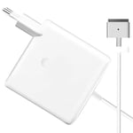 Compatible avec Mac Book Retina 13" et 15" 17", Milieu 2012 2013 2014 2015 - Venton Alimentation 85W MagS 2 - T Tip, Chargeur, Adaptateur réseau, Fonctionne avec 85W - 60W - 45W Haute Qualité