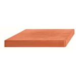 Prosperplast - plateau mobile carré en plastique avec 4 roues 39 x 39 x 4,5 cm en couleur terracotta - Terracotte