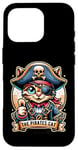 Coque pour iPhone 16 Pro Patch œil de chat pirate des Caraïbes