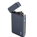 VVAY Electric Arc Lighter, Windproof Lighter with Battery Indicator USB Rechargeable Touch Flameless Plasma Lighter