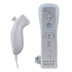 Blanc 2in1 Manette De Jeu 2 Fr 1 Avec Motion Plus Pour Nitindo Wii