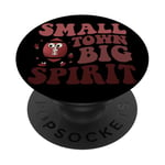 Motivation de football Small Town Big Spirit PopSockets PopGrip Adhésif