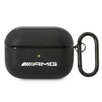 AMG AirPods Pro Skal Läder Big Logo - Svart