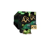 L'Or Espresso Café Bio - 100 Capsules Intensité 9 - compatibles Nespresso®* (lot de 10 x 10) (L'emballage peut varier)