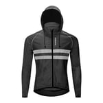 Veste De Cyclisme Imperméable Pour Homme Et Femme,Manteau Coupe-Vent D'équitation,Manteau De Pluie De Vélo,Coulée Sûre,Glarunning