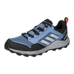 adidas Homme Tracerocker 2.0 Gore-TEX Trail Running Shoes Low, Core Black/Grey Three/Impact Orange, 39 1/3 EU