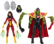 Hasbro Marvel Legends Series Skrull Queen and Super-Skrull, Avengers 60th Annive