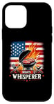 Coque pour iPhone 12 mini Meats Whisperer Barbecue avec drapeau américain