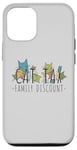 Coque pour iPhone 12/12 Pro Cat Tax Family Discount Médias sociaux Tendance Mème