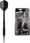 Target Darts Phil Taylor Power Storm 18G Brass Soft Tip Darts Set, Black