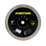 KURSTOL Tile Diamond Saw Blade - 9"/230mm Dual-Purpose Diamond Cutting Disc,Angel Grinder Blade Arbor 7/8"-5/8" for Cutting and Grinding Ceramic Tiles,Porcelain,Granite,Marble