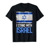 I Stand With Israel Shirt Jewish Israeli Flag Men Women