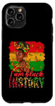 Coque pour iPhone 11 Pro I am Black History Juneteenth celebration afro-américain