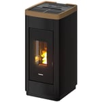 Poêle à granulés étanche Life 9 Dark-gold - 8,5 kW - Freepoint