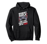 Gamer's Valentine Unique Funny "Sorry Girls" Game Controller Pullover Hoodie