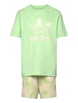 Short Tee Set Green Adidas Originals