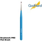 GodHand Brushwork PRO Flat Brush Made In Japan # GH-EBRSP-H