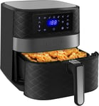 LLIVEKIT 5.5 L Air Fryer Family Size Hot Large Air Fryer Low Fat and Oil-Less &