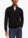 John Lewis Extra Fine Merino Wool Half Zip Jumper