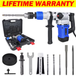 Electric SDS Plus Rotary Hammer Drill Concrete Breaker Wood Metal Drilling 3600W