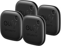 eufy Security SmartTrack Link Bluetooth Item Finder and Key Finder, Works with Apple Find My (iOS only), Find your Remote, Luggage, Phone, and More, Water Resistant (Android Not Supported),4 pack