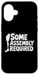 iPhone 16 Some Assembly Required Funny Leg Amputee Humor Case