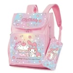 New Sanrio serie tecknad student ryggsäck Kitty Kuromi anime student Brevpapper stor skolväska med case - Perfet 2 30*14*38cm