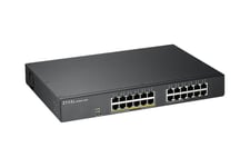 Zyxel GS1900-24EP - switch - 24 portar - smart - rackmonterbar