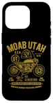 Coque pour iPhone 16 Pro Moab Utah Route U-128 Colorado River Retro Moto Design