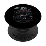 Design de voiture Hotrod classique Midland, Texas Industrial Muscle USA PopSockets PopGrip Adhésif