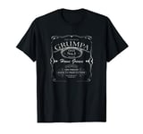 GRUMPA VINTAGE WEATHERED WHISKEY LABEL DESIGN T-Shirt
